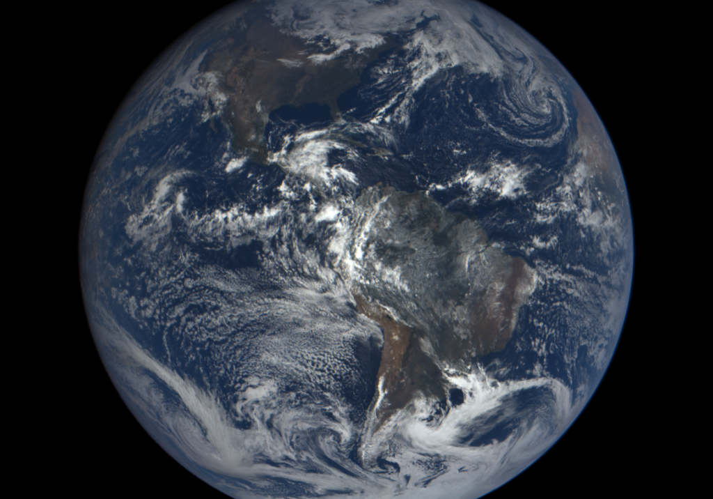 image of earth from space